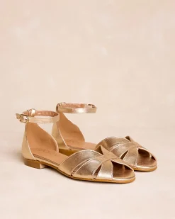 Polin et moi Sandale plate dée