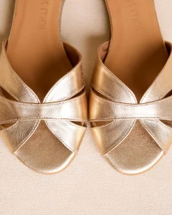 Polin et moi Sandale plate dée