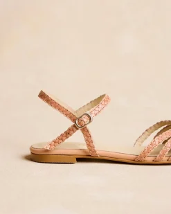 Polin et moi Sandale tressée Elva