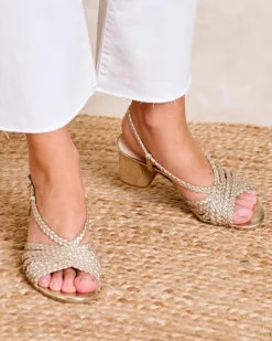 Polin et moi Sandale tressée Galatea