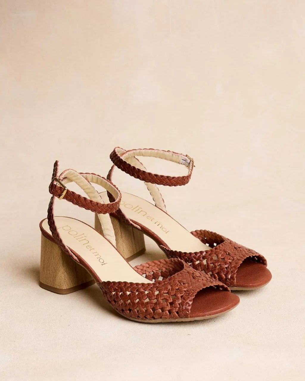 Polin et moi Sandale tressée grillée