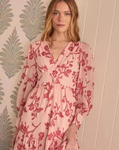 Polin et moi Sivia Robe longue brodée