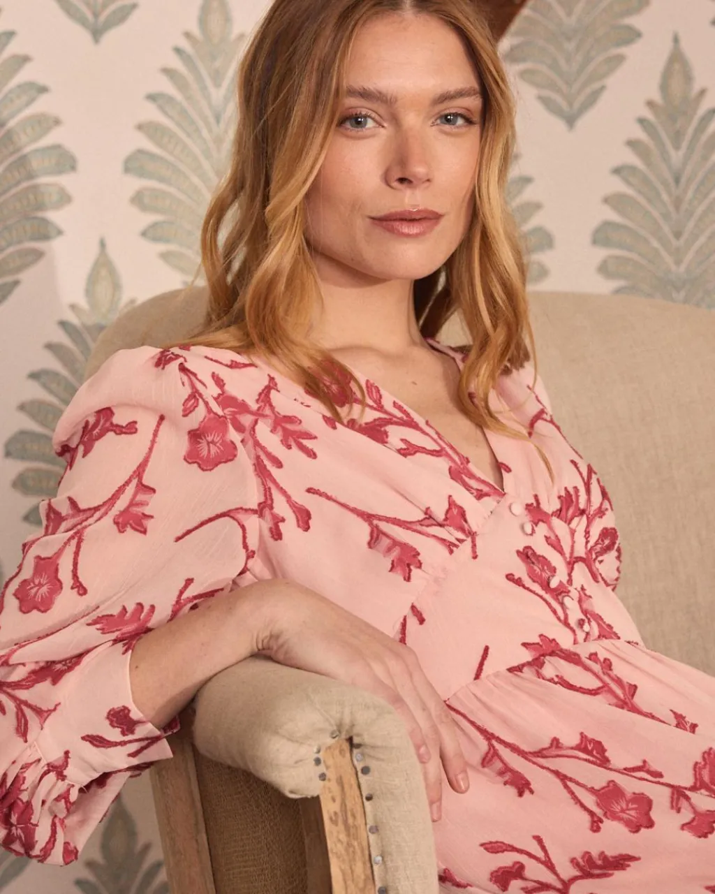 Polin et moi Sivia Robe longue brodée