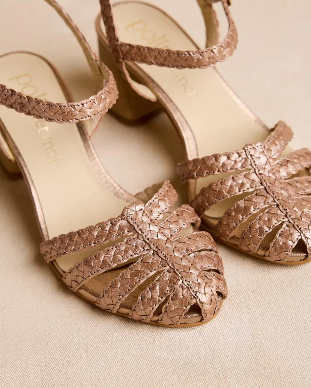 Polin et moi Talon tressé Lilima