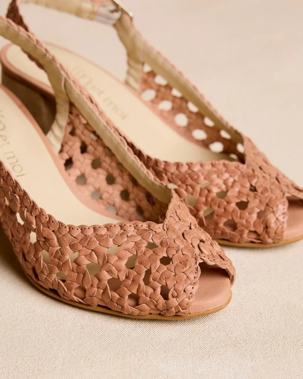 Polin et moi Talon tressé Popi