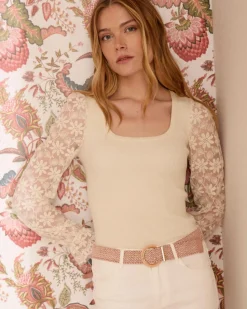 Polin et moi Top Punto Flora