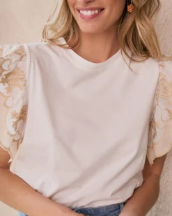 Polin et moi T-shirt à volants Luli