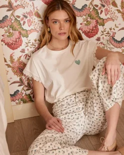 Polin et moi T-shirt coeur Talia