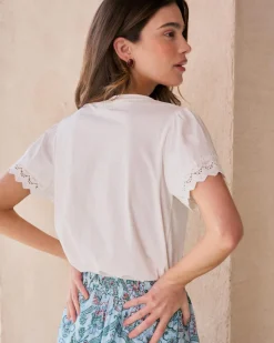 Polin et moi T-shirt en dentelle Petra