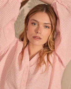 Polin et moi Vichy Marilen Blouse